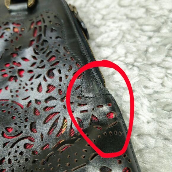 Alexander McQueen A/W 2006 Widows of Culloden Novak Tartan Laser Cut Satchel Bag - Picture 9 of 16